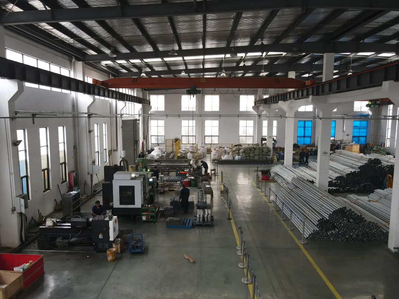 申特工厂实拍：车间全景