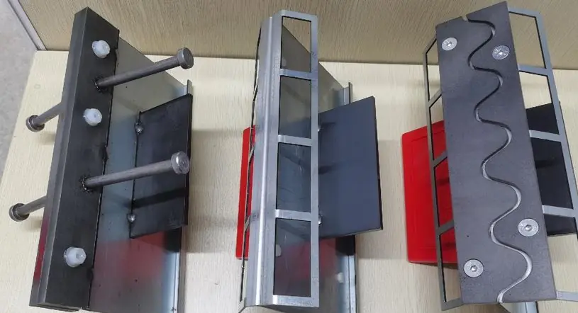 样品实拍:地坪铠甲缝样品实物